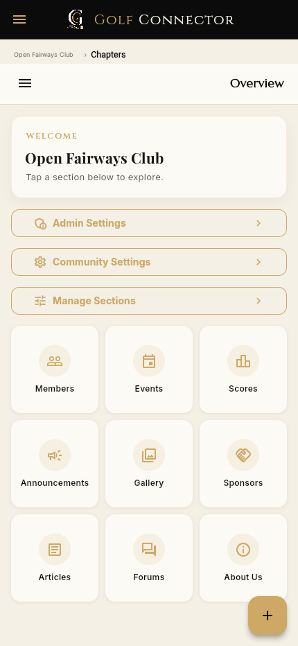 Community feature hub