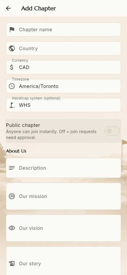 Add chapter